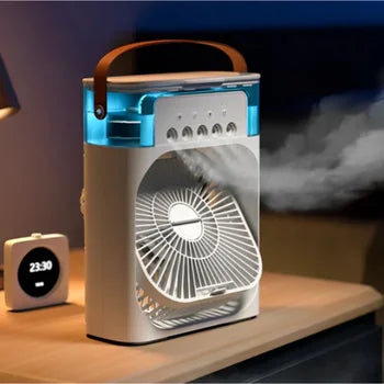 Ventilador de Nebulização Umidificador e Climatizador